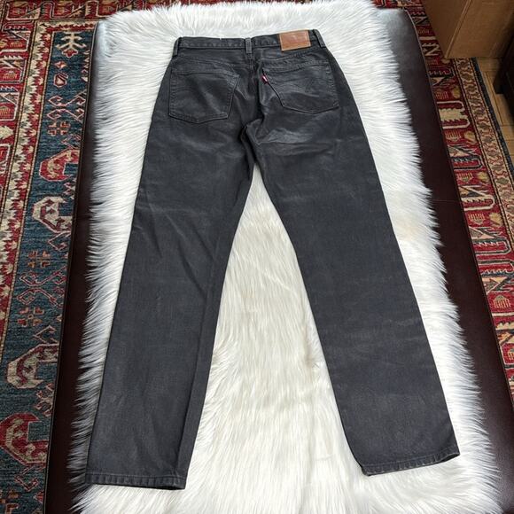 Levi’s Black Wax Coated Jeans - Picture 8 of 9